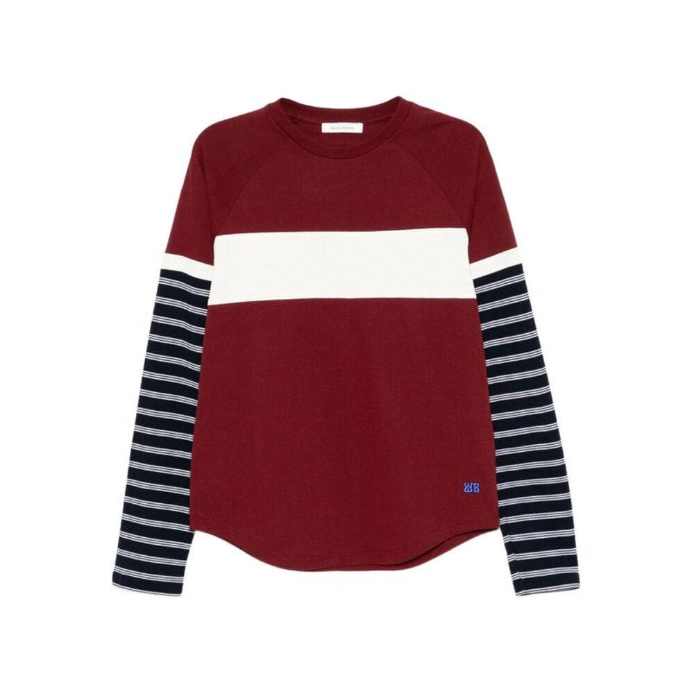 Wales Bonner Red T-Shirts & Vests - T-Shirts Men